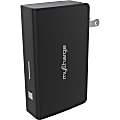 myCharge AmpProng+ - For USB Device, Smartphone, Tablet PC - Lithium Ion (Li-Ion) - 6000 mAh - 2.40 A - 5 V DC Output - 2 x - Black