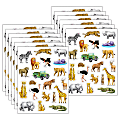 Teacher Created Resources Stickers, 2-1/2” x 1/2", Safari, 120 Stickers Per Pack, Bundle Of 12 Packs 1 thumbnail image