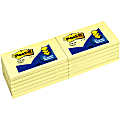 Post-it® Pop-up Dispenser Notes, 100 Total Notes, 3" x 5", Canary Yellow, 100 Notes Per Pad 1 thumbnail image