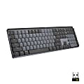 Logitech® MX Mechanical Wireless Illuminated Performance Keyboard, Graphite, 920-010547