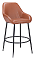 Zuo Vila Barstools, Brown, Set Of 2 Barstools 1 thumbnail image