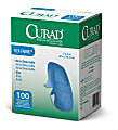 CURAD® Food Service Adhesive Bandages, 1" x 3", Blue, Pack Of 1,200