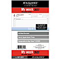 AT-A-GLANCE® 2027 Weekly Planner Refill, Loose-Leaf, Desk Size, 5 1/2" x 8 1/2" 1 thumbnail image