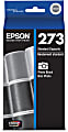 Epson® 273 Claria® Premium Photo Black Ink Cartridge, T273120-S