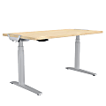 Fellowes® Levado Height-Adjustable Desk, 72"W, Maple