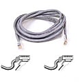 Belkin Cat5e Patch Cable - RJ-45 Male Network - RJ-45 Male Network - 25ft - Gray