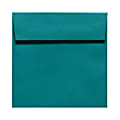 LUX Square Envelopes, 6 1/2" x 6 1/2", Peel & Press Closure, Teal, Pack Of 50 1 thumbnail image
