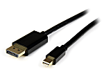 StarTech.com 4m (13ft) MiniPort toPort 1.2 Cable, 4K x 2K mDP toPort Adapter Cable, Mini DP to DP Cable 1 thumbnail image