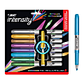 BIC Intensity Metallic Permanent Markers, Fine Point, Assorted Metallic, Pack Of 8 Markers 1 thumbnail image