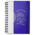 Custom Printed 1-Color Mini Poly Tuck-In Cover Spiral Notebooks, 4-1/2" x 6", Wide Ruled, 60 Sheets, Assorted Color, Box Of 60 1 thumbnail image