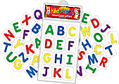 Barker Creek® Magnets, Magnetic KidABC's™, Uppercase Letters, Grades Pre-K–2, Pack Of 38