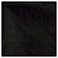 Hoffmaster Napkins, 4-3/4" x 4-3/4", Black, Case Of 1,000 Napkins