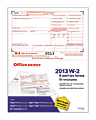 Office Depot® Brand 6-Part W-2 Forms, 8 1/2" x 11", Pack Of 50