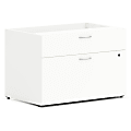 HON Mod HLPLCL3020BF Credenza - 30" x 20" x 21" - 2 Drawer(s) - Finish: Simply White
