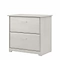 Bush Furniture Cabot 30"D Lateral 2-Drawer File Cabinet, Linen White Oak, Delivery 1 thumbnail image