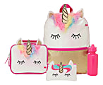 Accessory Innovations 4-Piece Unicorn Backpack Set, Multicolor