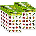 Eureka Theme Stickers, Fruits & Vegetables, 120 Stickers Per Pack, Set Of 12 Packs 1 thumbnail image