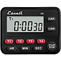 Escali® Four Event 4-Day Wall-Mountable Digital Timer, Black 1 thumbnail image