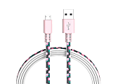 Ativa® Micro-USB Cable, 6', Gray Rose
