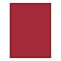 Nature Saver Smooth Texture Construction Paper, 100% Recycled, 9" x 12", Holiday Red, Pack Of 50