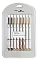TUL® GL Series Retractable Gel Pens, Medium Point, 0.7 mm, Pearl White Barrel, Black Ink, Pack Of 8 Pens 1 thumbnail image