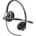 Poly EncorePro HW720D Headset - Stereo - USB Type A - Wired - On-ear, Over-the-head - Binaural - Ea - 783N4AA 1 thumbnail image