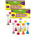 Teacher Created Resources Small Sand Timers, 1" x 3-1/2", Assorted Colors and Times, Pack Of 8 Timers, Set Of 2 Packs 1 thumbnail image