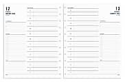 TUL® Discbound Daily Refill Pages, Letter Size, January to December 2020