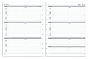 2024 TUL® Discbound Weekly Planner Refill Pages, Hourly Appointment Times, Letter Size, January To December 1 thumbnail image