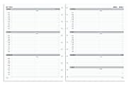 2024 TUL® Discbound Weekly Planner Refill Pages, Hourly Appointment Times, Letter Size, January To December