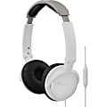 JVC HASR500W On-ear Headband with Remote and Microphone (White)