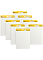 Post-it® Super Sticky Easel Pads, 25 in x 30 in, 8 Pads, 30 Sheets/Pad,Great for Virtual Teachers and Students, White 1 thumbnail image
