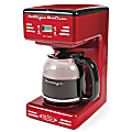 Nostalgia RCOF12 Retro 12-Cup Programmable Coffee Maker, Red