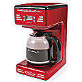 Nostalgia RCOF12 Retro 12-Cup Programmable Coffee Maker, Red 1 thumbnail image