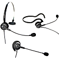 VXi Tria V Convertible Headset - Mono - Quick Disconnect - Wired - 300 Ohm - 20 Hz - 15 kHz - Over-the-ear, Behind-the-neck, Over-the-head - Monaural - Semi-open - Noise Cancelling, Electret Microphone
