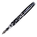 Monteverde® Invincia™ Black Tie Fountain Pen, Medium Tip, 0.7 mm, Assorted Barrels, Black Ink 1 thumbnail image