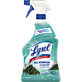 Lysol Fresh Mountain All Purpose Cleaner - Ready-To-Use Spray - 0.25 gal (32 fl oz) - Mountain Fresh ScentBottle - 12 / Carton - Blue