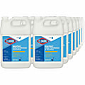 CloroxPro™ Anywhere Daily Disinfectant and Sanitizing Bottle - Liquid - 128 fl oz (4 quart) - 72 / Bundle - Translucent