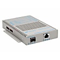 Omnitron OmniConverter SL 10/100 PoE Ethernet Fiber Media Converter Switch RJ45 SFP Wide Temp - 1 x 10/100BASE-TX; 1 x 100BASE-FX; US AC Powered; Lifetime Warranty 1 thumbnail image