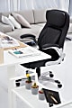 Nouhaus Posture Ergonomic PU Leather High-Back Executive Office Chair, Flat Black 1 thumbnail image