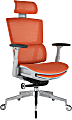 Nouhaus Rewind Ergonomic Fabric High-Back Executive Office Chair, Orange 1 thumbnail image