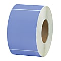 Partners Brand Color Thermal Transfer Labels, THL130PR, Rectangle, 4" x 6", Purple, 1,000 Labels Per Roll, Pack Of 4 Rolls