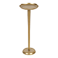 Kate and Laurel Alessia Aluminum Round Drink Table, 22"H x 8"W x 8"D, Gold 1 thumbnail image