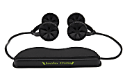 Mind Reader Ab Roller With Handles, Black 1 thumbnail image