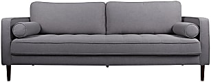Nouhaus Module Ergonomic Sofa Bed, 34-1/4”H x 37”W x 85-7/8”L, Gray