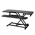 FlexiSpot M27 Series Desk Riser, 4-3/4-19-3/4"H x 41-3/4"W x 16-5/16"D, Black