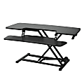FlexiSpot M27 Series Desk Riser, 4-3/4-19-3/4"H x 41-3/4"W x 16-5/16"D, Black 1 thumbnail image