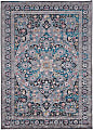 Linon Innova Area Rug, 5' x 7', Dallas Grey/Teal  1 thumbnail image