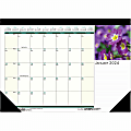 House of Doolittle EarthScapes Flowers Desk Pad, 18 1/2" x 13", January 2022 to December 2022 1 thumbnail image