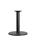 Flash Furniture Round Restaurant Table Base With 4''-Diameter Table-Height Column, 28-1/2"H x 24"W x 24"D, Black 1 thumbnail image